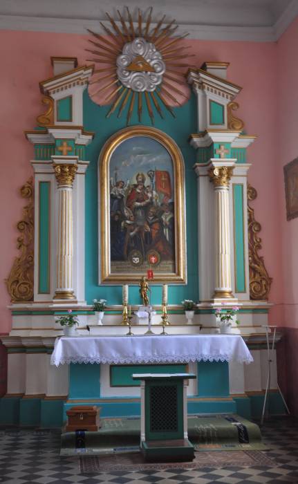 Daŭhinava. Catholic church of St. Stanislaus