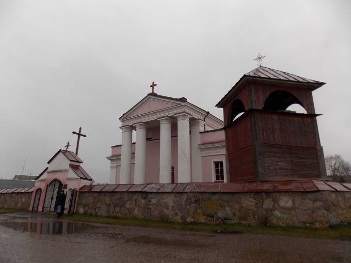 Daŭhinava. Catholic church of St. Stanislaus