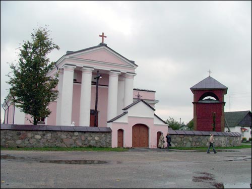 Daŭhinava. Catholic church of St. Stanislaus