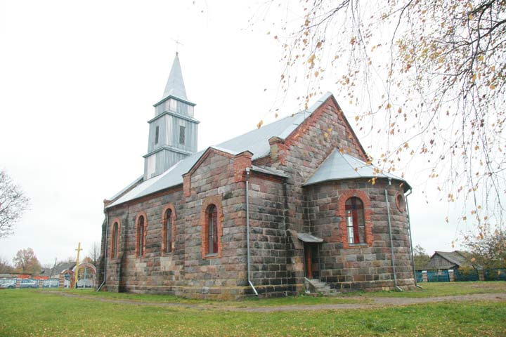 Ilja. Catholic church of the Sacred Heart of Jesus