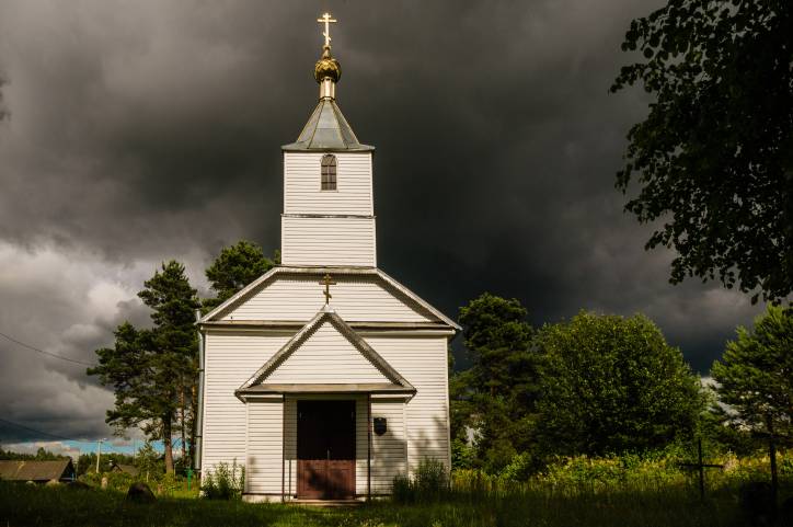 Kastyki. Orthodox church of 40 Sevastian Martyrs