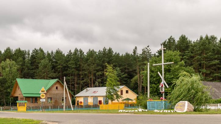 Sciešycy. In the village 