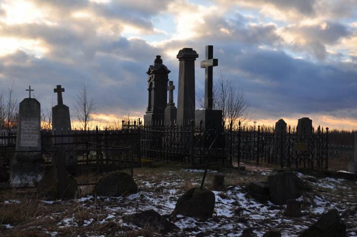 Аборак (Палачаны). Могілкі старыя каталіцкія