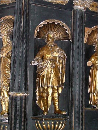  - Kościół Wniebowzięcia NMP Ołtarz w kaplicy Św. Barbary. Św. Józef