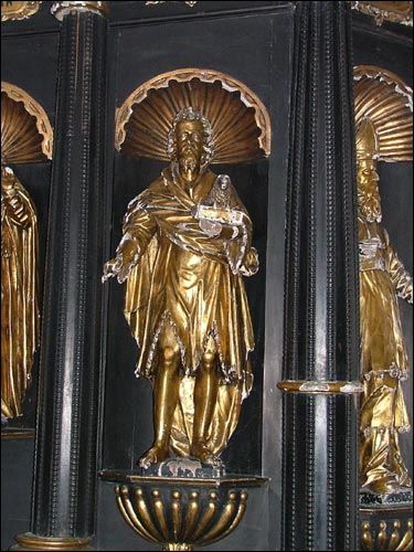  - Kościół Wniebowzięcia NMP Ołtarz w kaplicy Św. Barbary. Św. Jan Chrzciciel