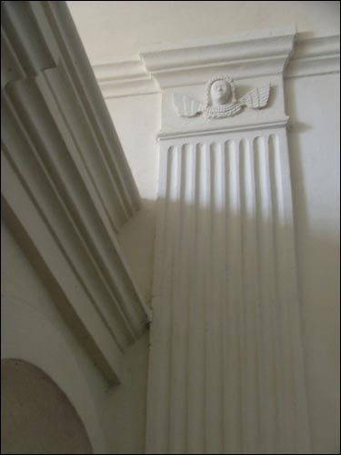  - Kościół Wniebowzięcia NMP Ołtarz w kaplicy Św. Barbary. Kaplica Św. Barbary, fragment