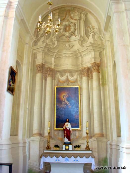 Budsłaŭ. Catholic church of the Assumption of the Blessed Virgin Mary Interior