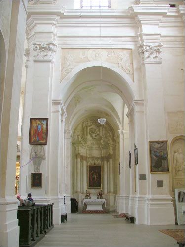 Budsłaŭ. Catholic church of the Assumption of the Blessed Virgin Mary Interior