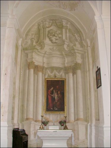 Budsłaŭ. Catholic church of the Assumption of the Blessed Virgin Mary Interior