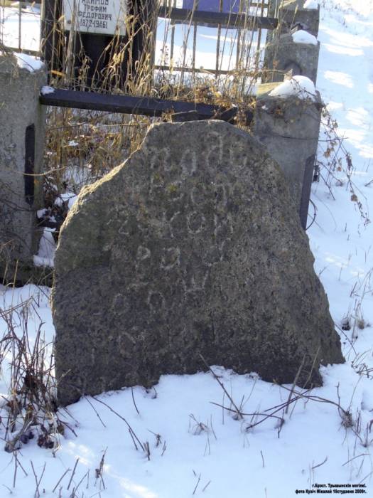 Brest. cemetery of Tryšyna