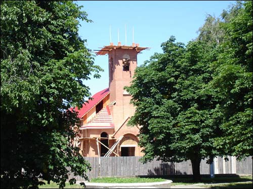 Červień (Ihumien). Town streets 
