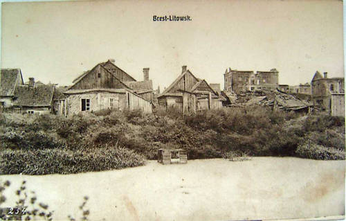 Brest.  Town photos from 1915-1918