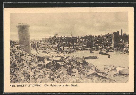 Brest.  Town photos from 1915-1918