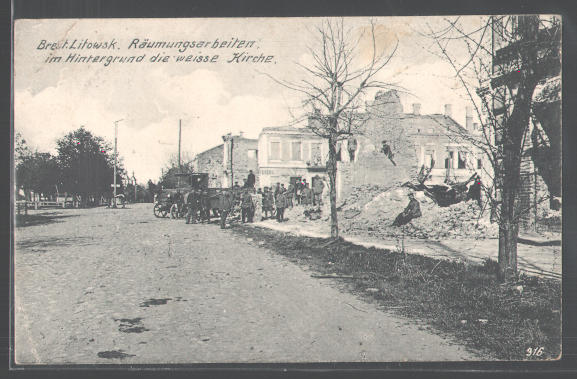 Brest.  Town photos from 1915-1918