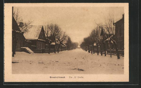Brest.  Town photos from 1915-1918