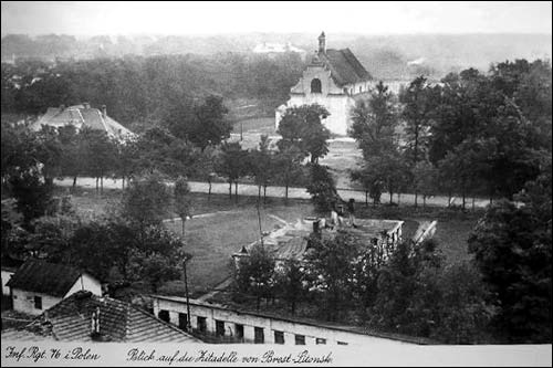  - Town photos from WWII period . Garrison church in the Brest fortress. 16-19.09.1939