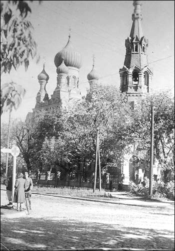  - Town photos from WWII period . St. Nicholas church. 1941-43