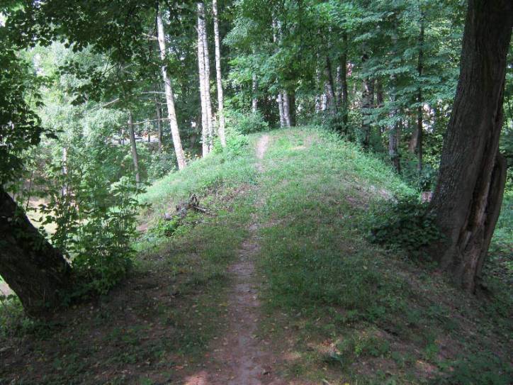 Łahojsk. Site of ancient castle 