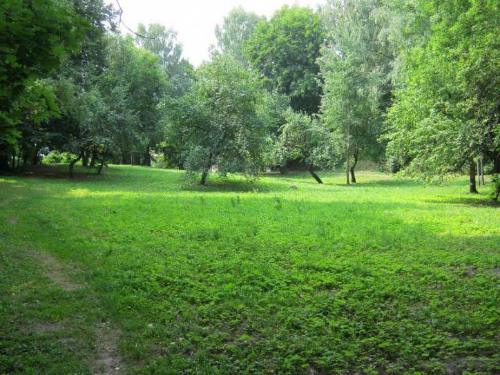 Łahojsk. Site of ancient castle 