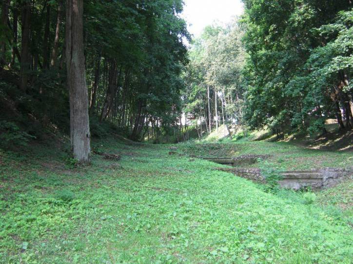 Łahojsk. Site of ancient castle 