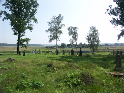  - Landscapes . View at Babičy village from the cemetery