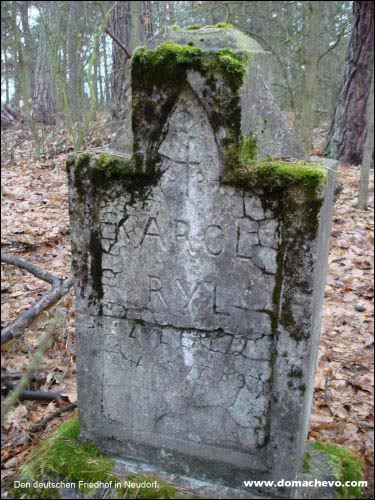 Nejdorf (Mościca). Cmentarz ewangelicko-augsburski