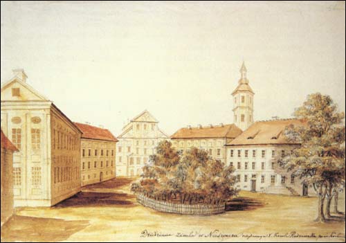 Niasviž. Radziwill castle. Drawings by Napoleon Orda