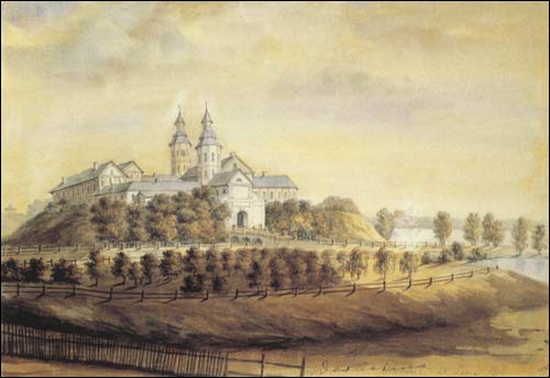 Niasviž. Radziwill castle. Drawings by Napoleon Orda