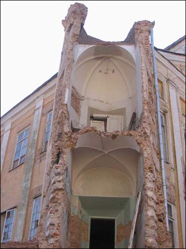 Niasviž. Radziwill castle. Reconstruction, 2008