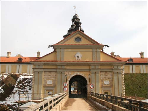 Niasviž. Radziwill castle. Reconstruction, 2008