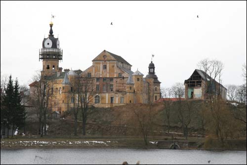 Niasviž. Radziwill castle. Reconstruction, 2008