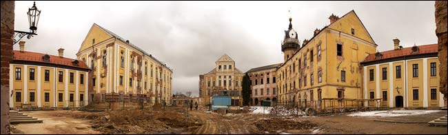 Niasviž. Radziwill castle. Reconstruction, 2008