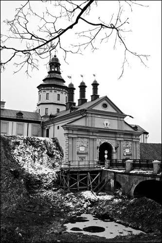 Niasviž. Radziwill castle. Reconstruction, 2008