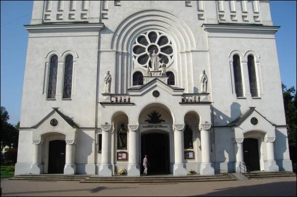 Augustów. Catholic church of the Sacred Heart of Jesus