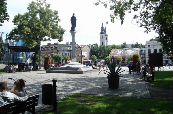 Augustów.  Market square