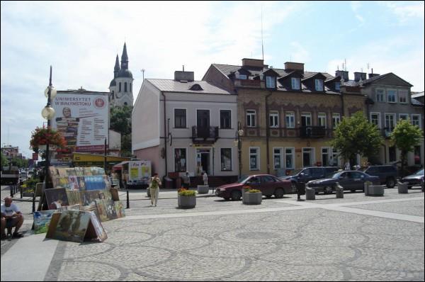 Augustów.  Market square
