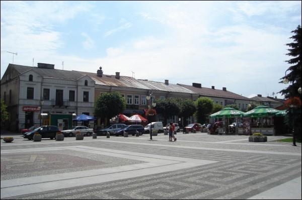 Augustów.  Market square