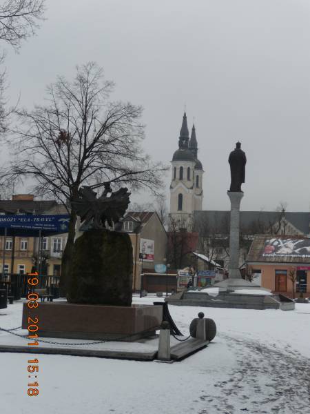 Augustów.  Market square