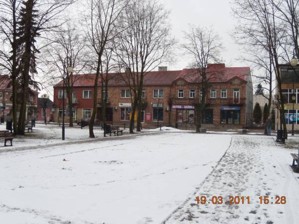 Augustów.  Market square