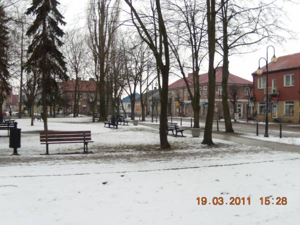 Augustów.  Market square