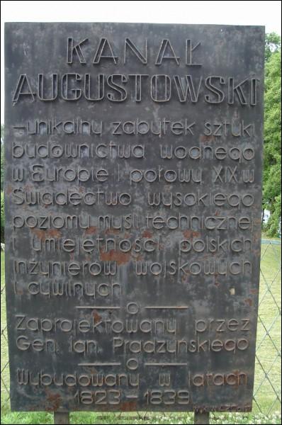 Augustów.  Kanał Augustowski
