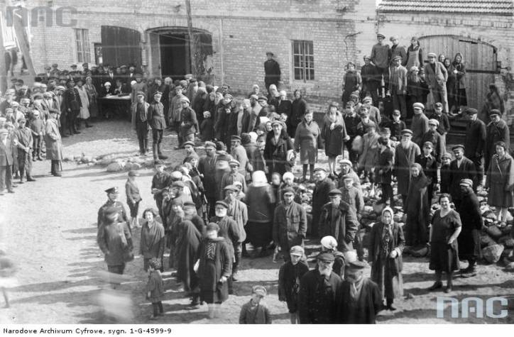 Dzisna. Town at the old photos 