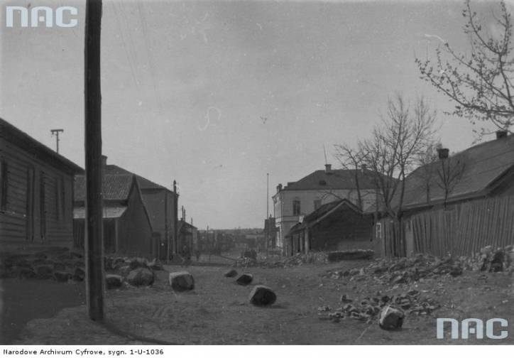 Dzisna. Town at the old photos 