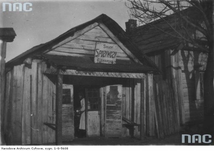 Dzisna. Town at the old photos 