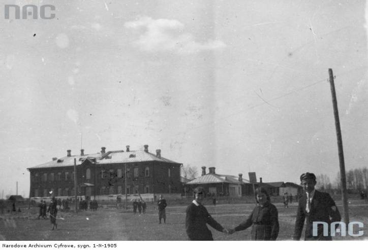 Dzisna. Town at the old photos 