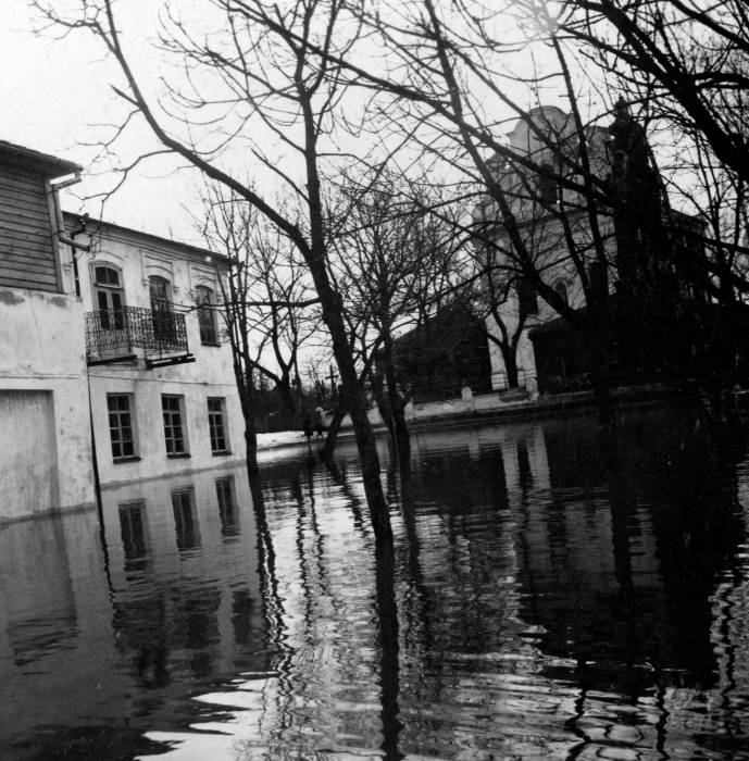 Dzisna. Town at the old photos 