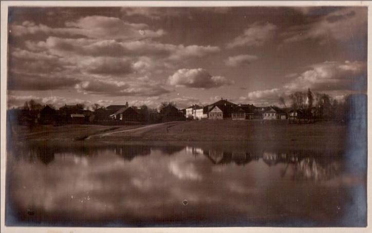 Dzisna. Town at the old photos 