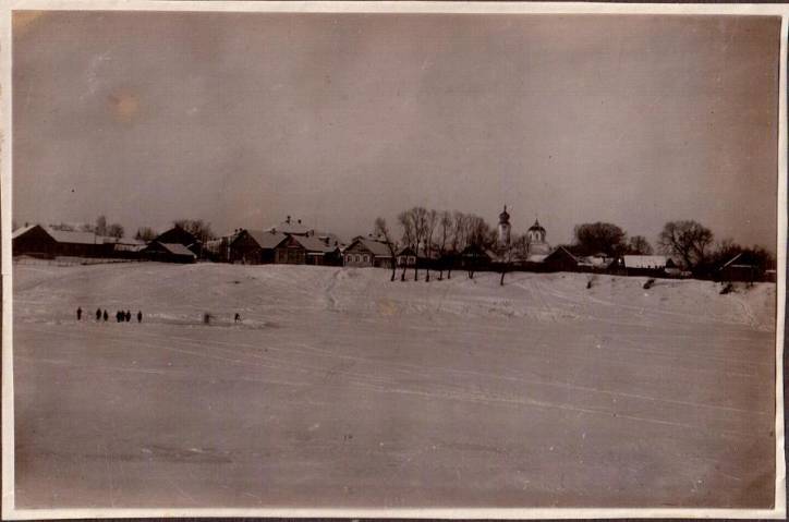 Dzisna. Town at the old photos 