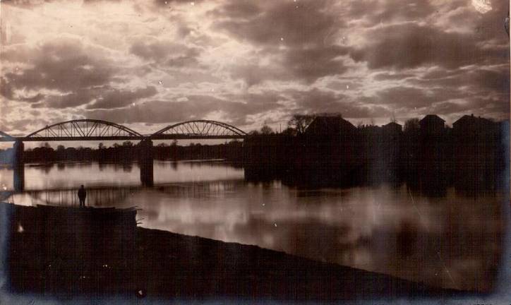 Dzisna. Town at the old photos 