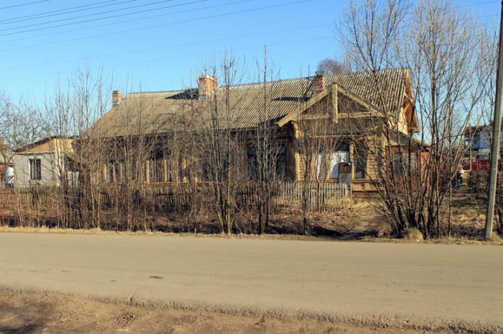 Połack. Historical buildings vul. Čyhunačnaja
